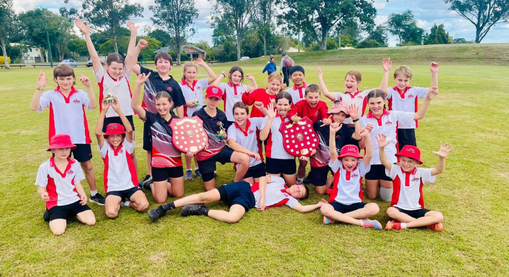 students at the athletics carnival
